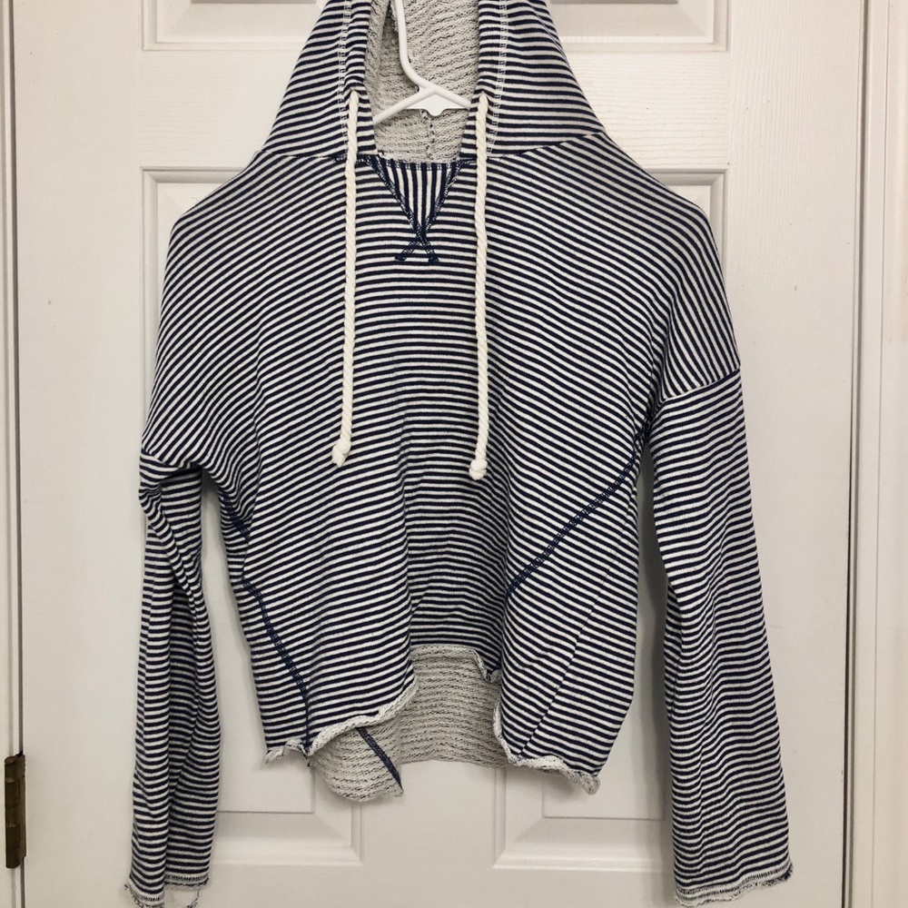 Cropped Hooded Sweatshirt